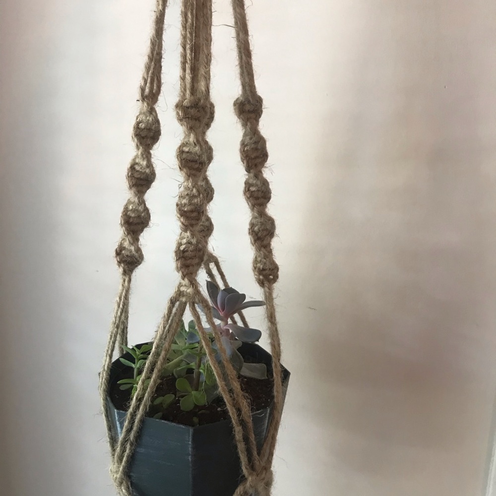 Jute Macrame Plant Hanger